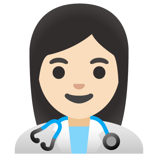 Woman Health Worker: Light Skin Tone, the previous design