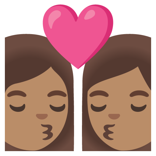 Kiss: Woman, Woman, Medium Skin Tone, the design in this release