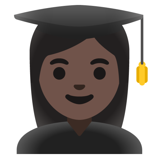 Woman Student: Dark Skin Tone, the previous design