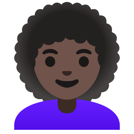 Woman: Dark Skin Tone, Curly Hair, the previous design