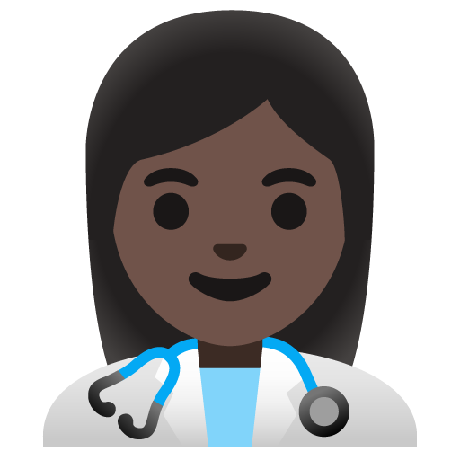 Woman Health Worker: Dark Skin Tone, the previous design