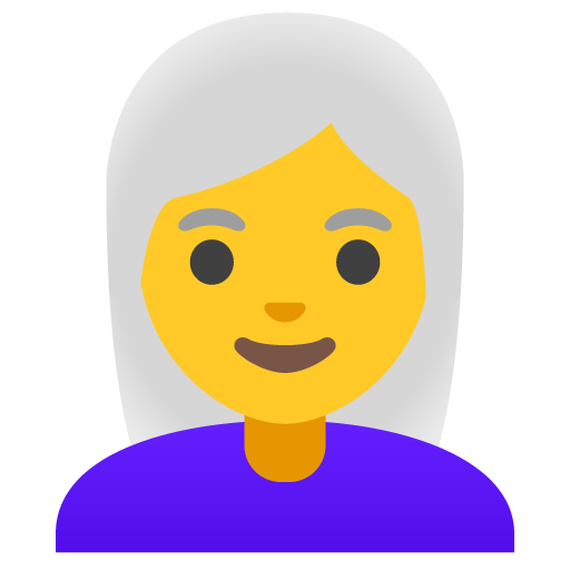 Woman: White Hair, the previous design