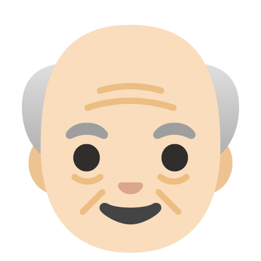 Old Man: Light Skin Tone, the previous design