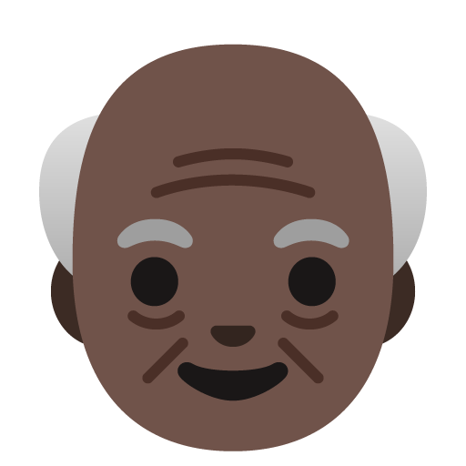 Old Man: Dark Skin Tone, the previous design
