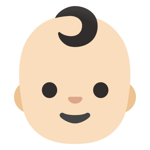 Baby: Light Skin Tone, the previous design
