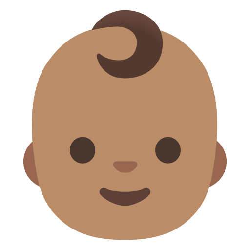 Baby: Medium Skin Tone, the previous design