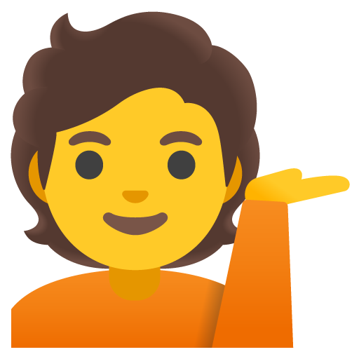Person Tipping Hand, the previous design