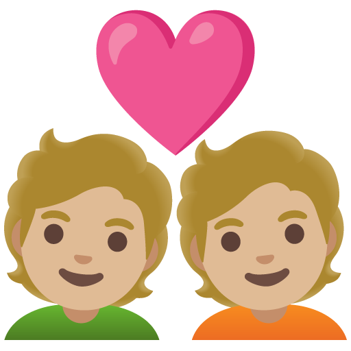 Couple with Heart: Medium-Light Skin Tone, the design in this release