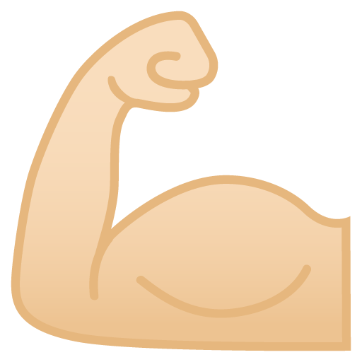 Flexed Biceps: Light Skin Tone, the design in this release