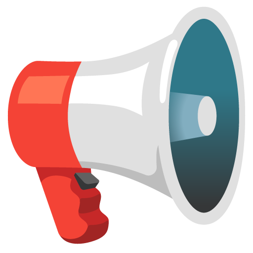 Loudspeaker as drawn by Google in Android 12.0