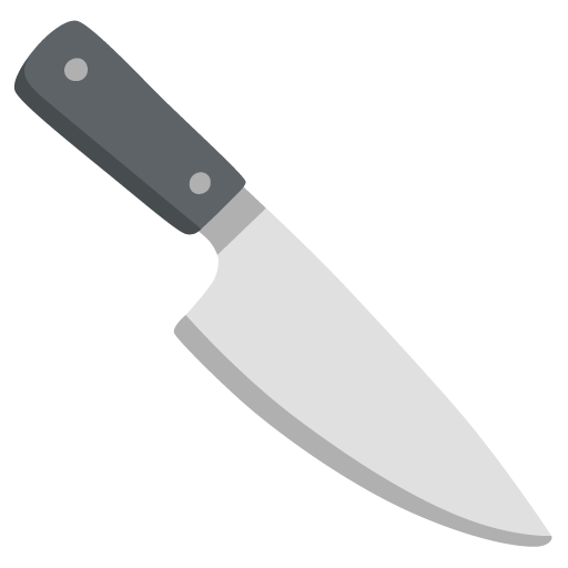 سكين طهي as drawn by Google in Android 12.0