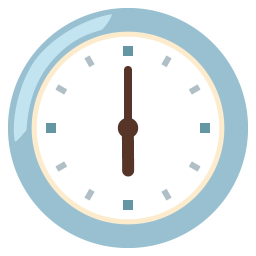 Six O’clock as drawn by Google in Android 12.0