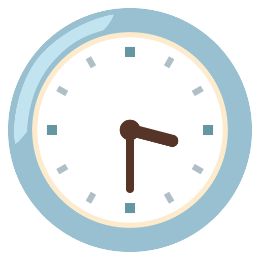Three-Thirty as drawn by Google in Android 12.0