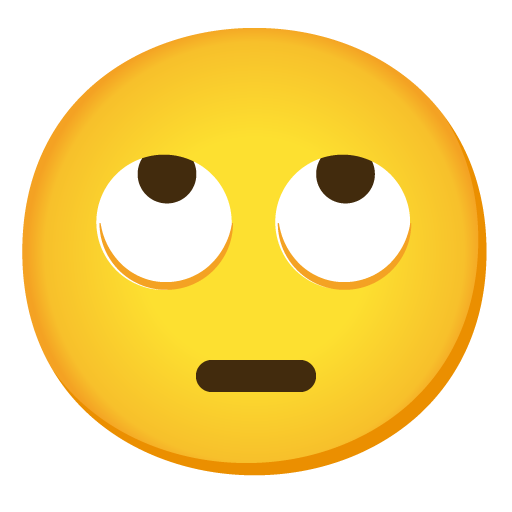 Face with Rolling Eyes, the previous design