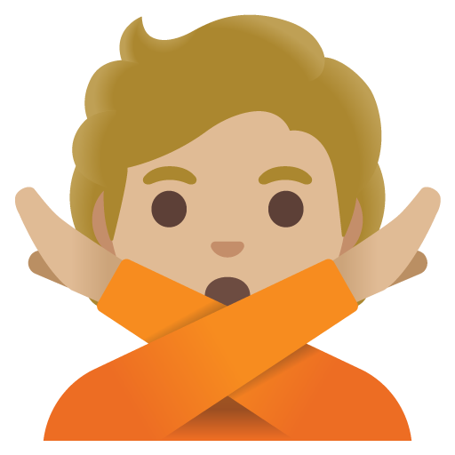 Person Gesturing NO: Medium-Light Skin Tone, the previous design