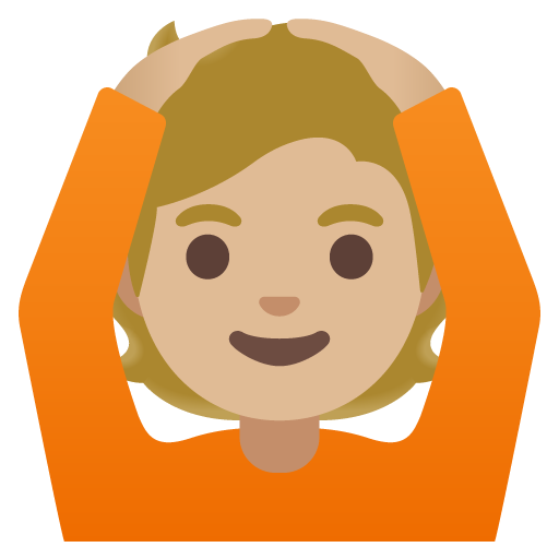 Person Gesturing OK: Medium-Light Skin Tone, the previous design