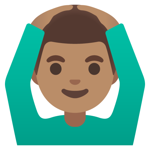 Man Gesturing OK: Medium Skin Tone, the previous design