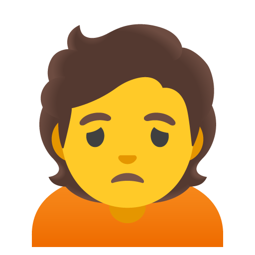 Person Frowning, the previous design