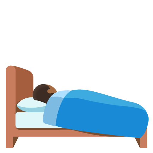 Person in Bed: Medium-Dark Skin Tone, the design in this release