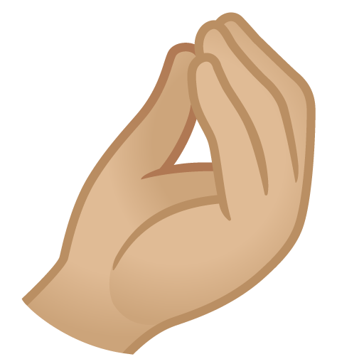 Pinched Fingers: Medium-Light Skin Tone, the previous design