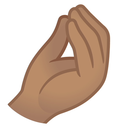 Pinched Fingers: Medium Skin Tone, the previous design