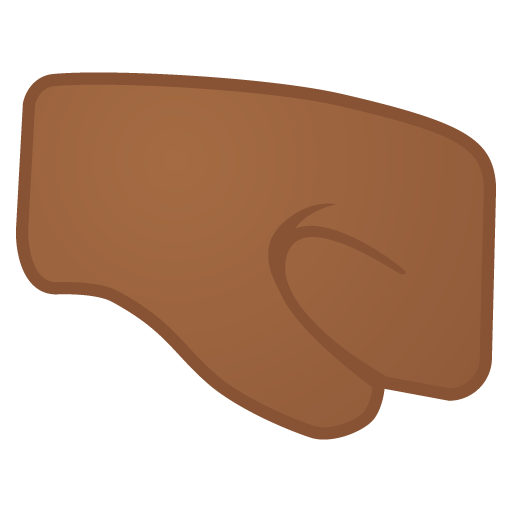 Right-Facing Fist: Medium-Dark Skin Tone, the design in this release