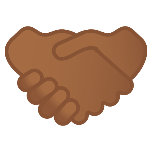 Handshake: Medium-Dark Skin Tone, the design in this release