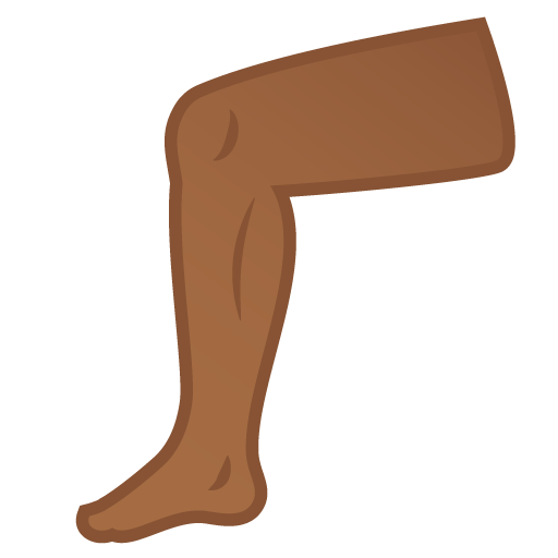 Leg: Medium-Dark Skin Tone, the design in this release