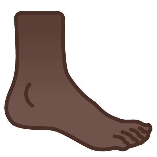 Foot: Dark Skin Tone, the design in this release