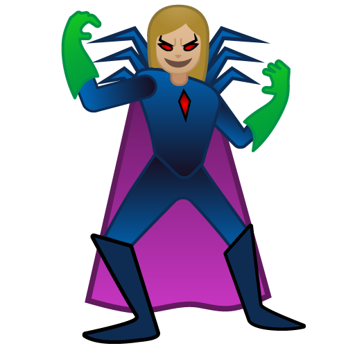 Woman Supervillain: Medium-Light Skin Tone, the design in this release