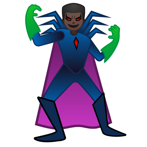 Man Supervillain: Dark Skin Tone, the design in this release