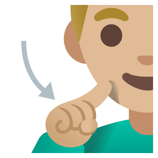 Deaf Man: Medium-Light Skin Tone, the previous design
