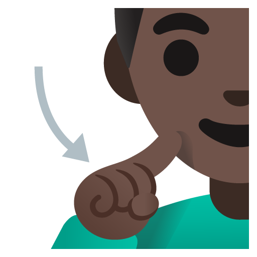 Deaf Man: Dark Skin Tone, the previous design