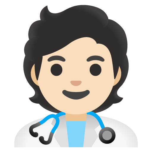 Health Worker: Light Skin Tone, the previous design