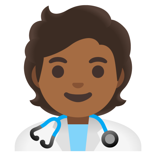 Health Worker: Medium-Dark Skin Tone, the previous design