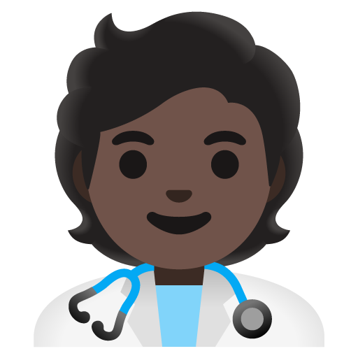 Health Worker: Dark Skin Tone, the previous design