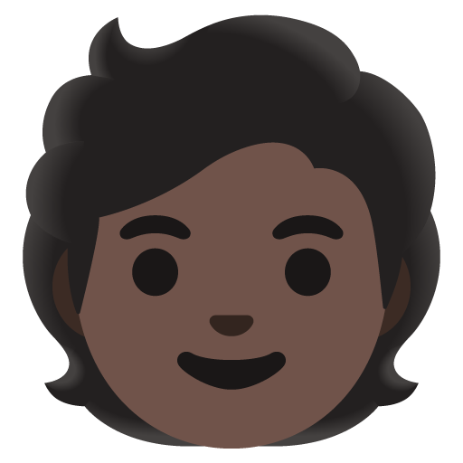 Person: Dark Skin Tone, the previous design