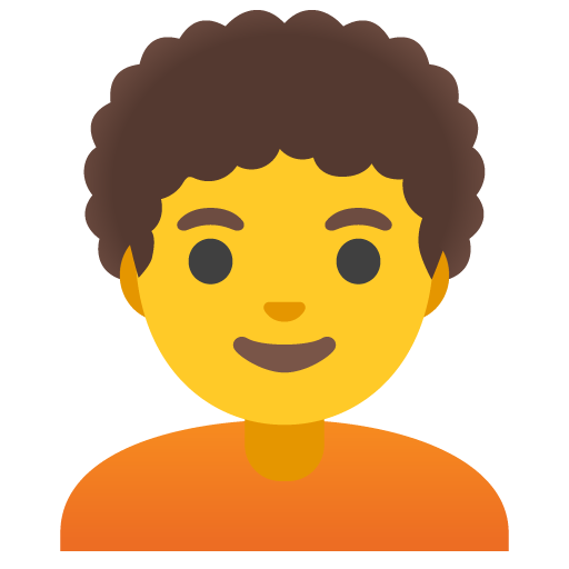 Person: Curly Hair, the previous design