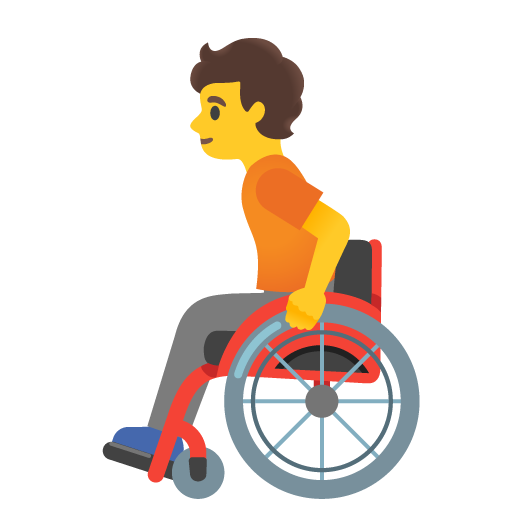 Person in Manual Wheelchair, the design in this release