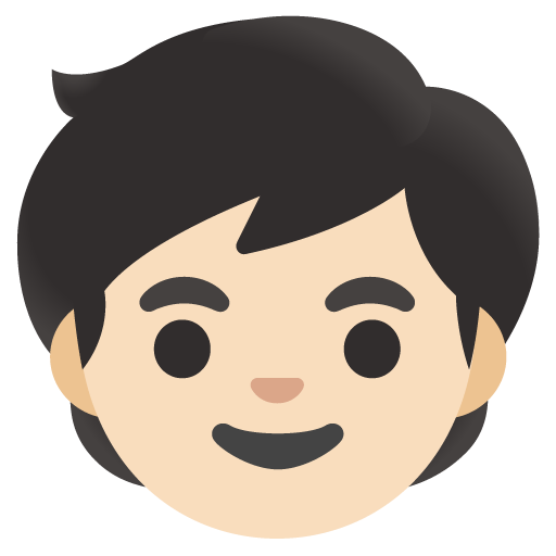 Child: Light Skin Tone, the previous design