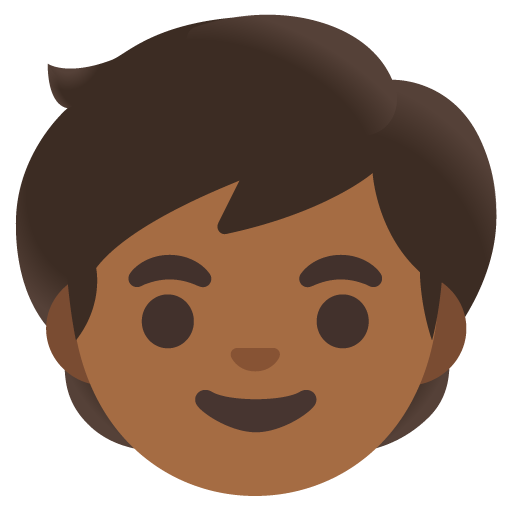 Child: Medium-Dark Skin Tone, the previous design