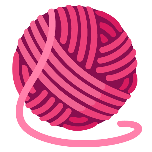 Yarn as drawn by Google in Android 12.0