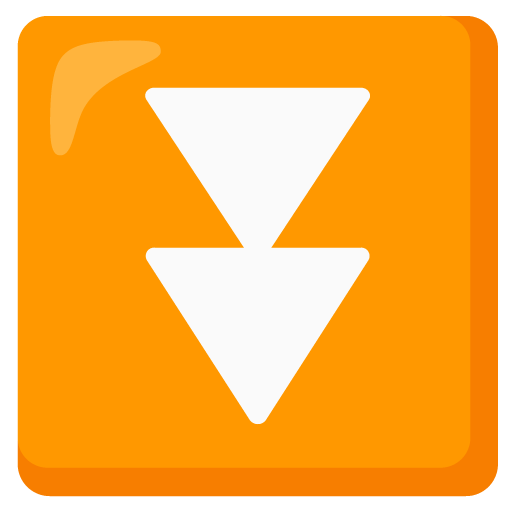 Fast Down Button as drawn by Google in Android 12.0
