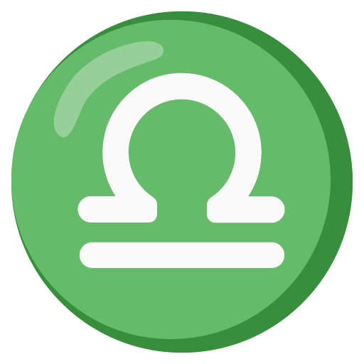Libra as drawn by Google in Android 12.0