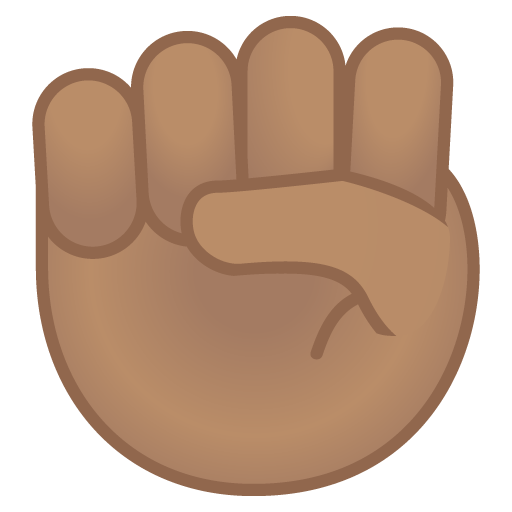 Raised Fist: Medium Skin Tone, the design in this release