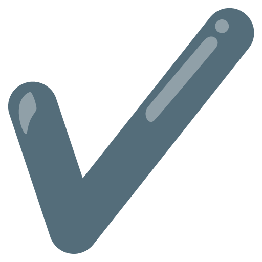 Check Mark as drawn by Google in Android 12.0