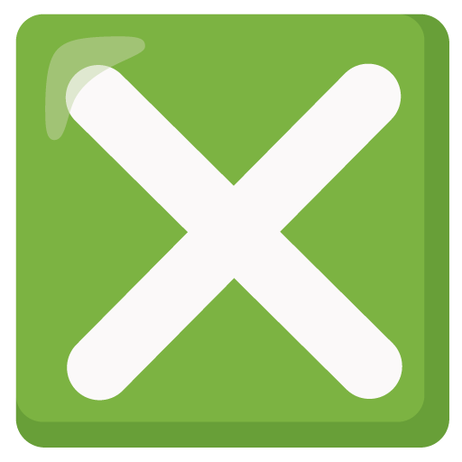 Cross Mark Button as drawn by Google in Android 12.0