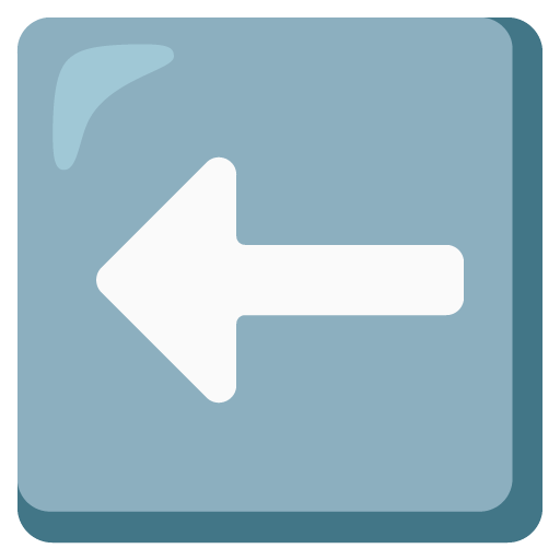 Left Arrow as drawn by Google in Android 12.0