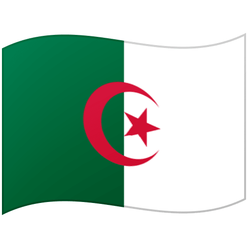 Flag: Algeria as drawn by Google in Android 12l