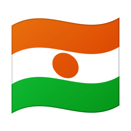 Flag: Niger as drawn by Google in Android 12l
